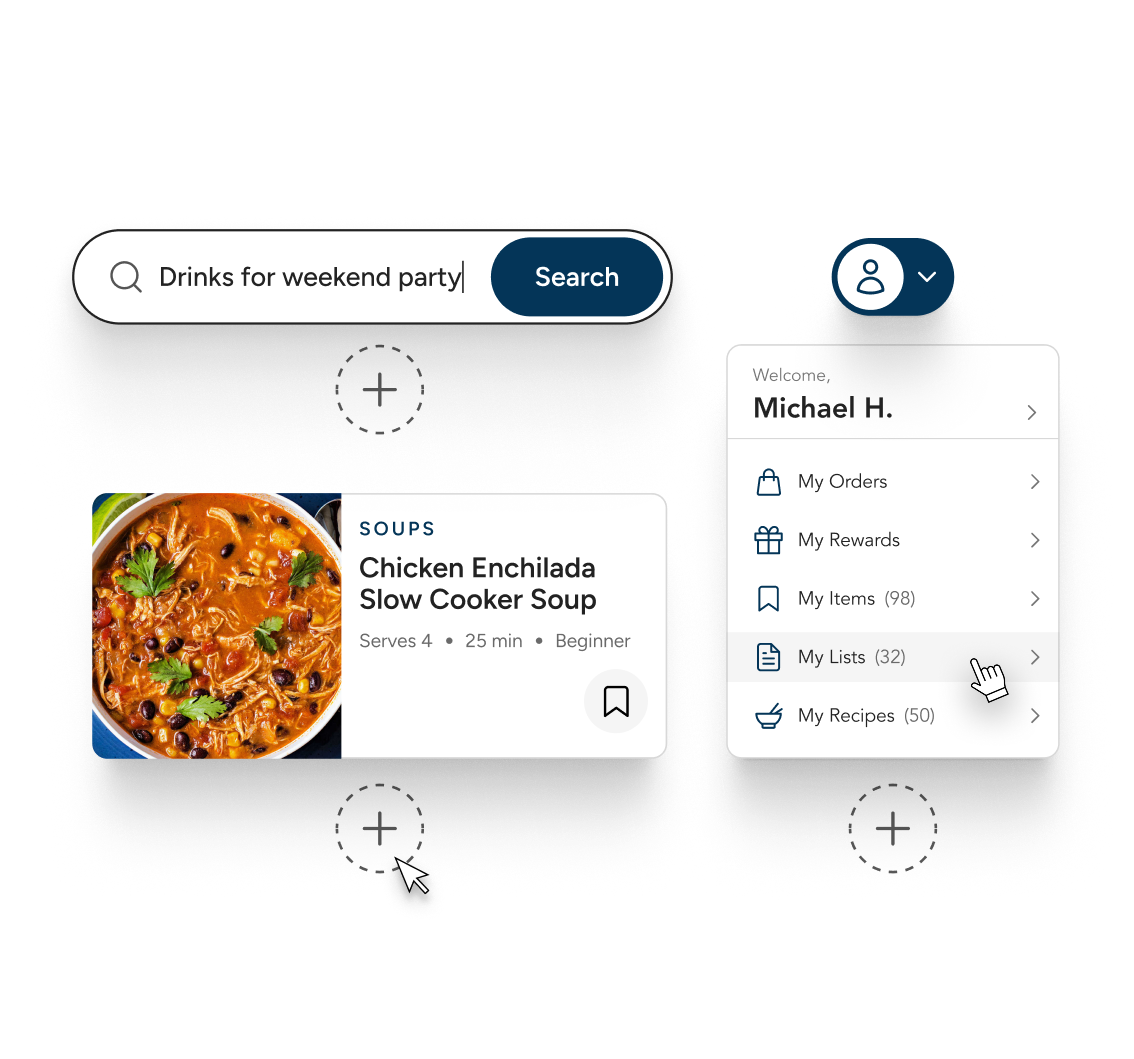 Composable AI services for search, recipes, personalization, and more